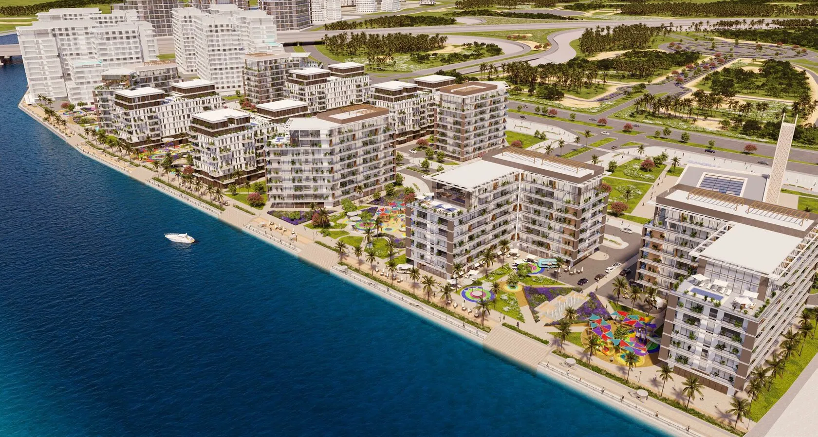 alkaser by aldar properties aerial view