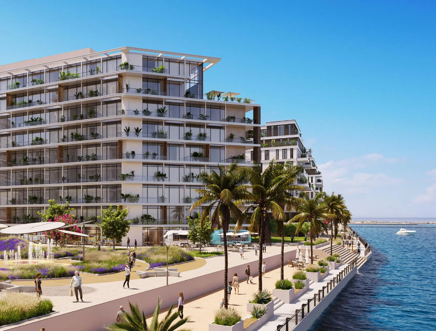 alkaser by aldar properties canel side view