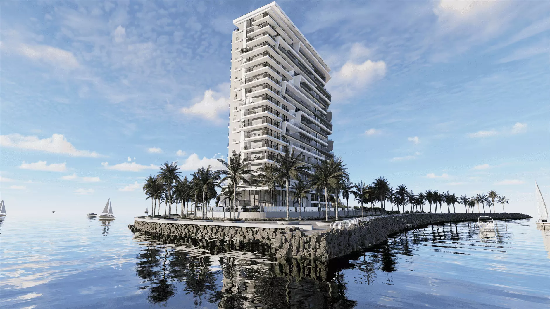 the icon tower canal view