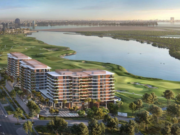 waldorf astoria residences yas aerial view