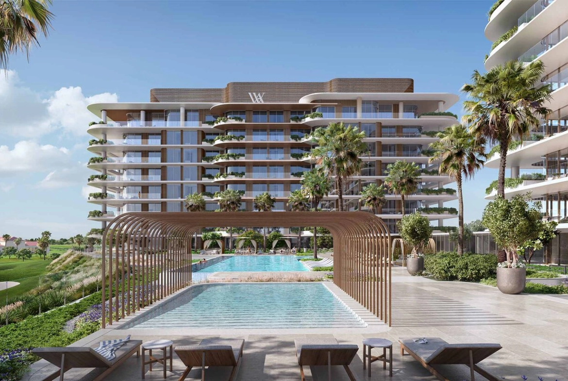 waldorf astoria residences yas pool view