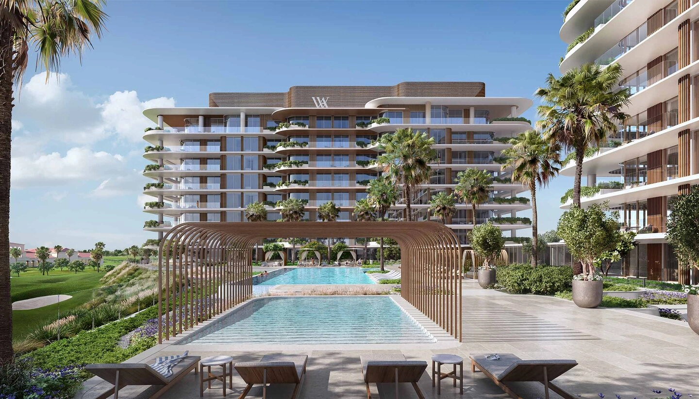 waldorf astoria residences yas pool view
