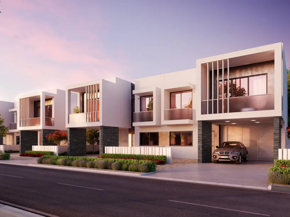 yas acres by aldar properties side view