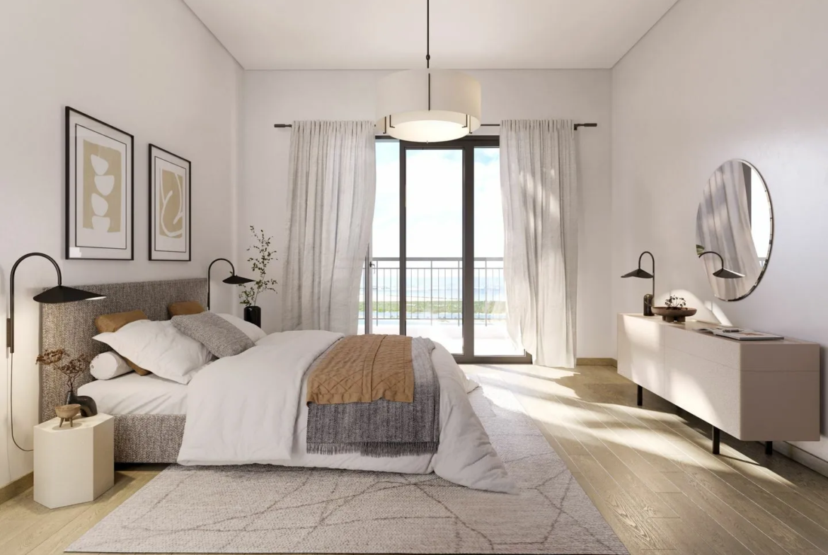 yas golf collection by aldar properties bedroom